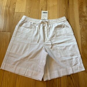 NEW Everlane Easy Patch Pocket White Organic Cotton Shorts